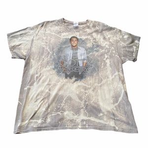 Hand Bleached Scotty Mcreery tour shirt